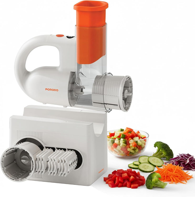 Picture of Porodo Lifestyle Fresko 1300mah Salad Maker with 4 Blades- White