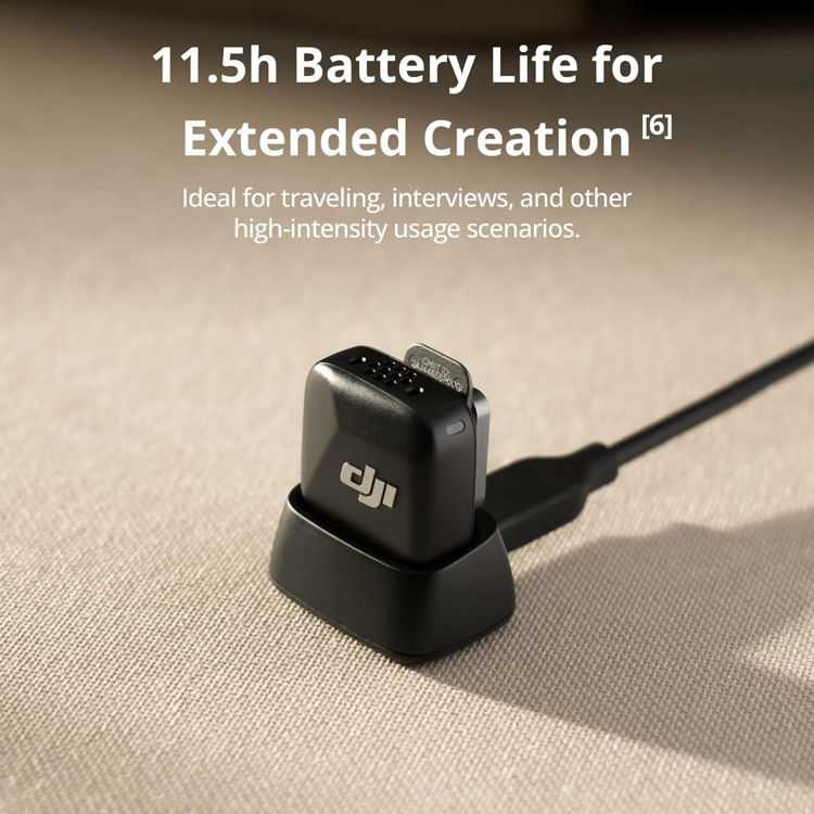 Picture of DJI Mic Mini (2 TX + 1 Mobile RX), Ultralight, Active Noise Cancelling