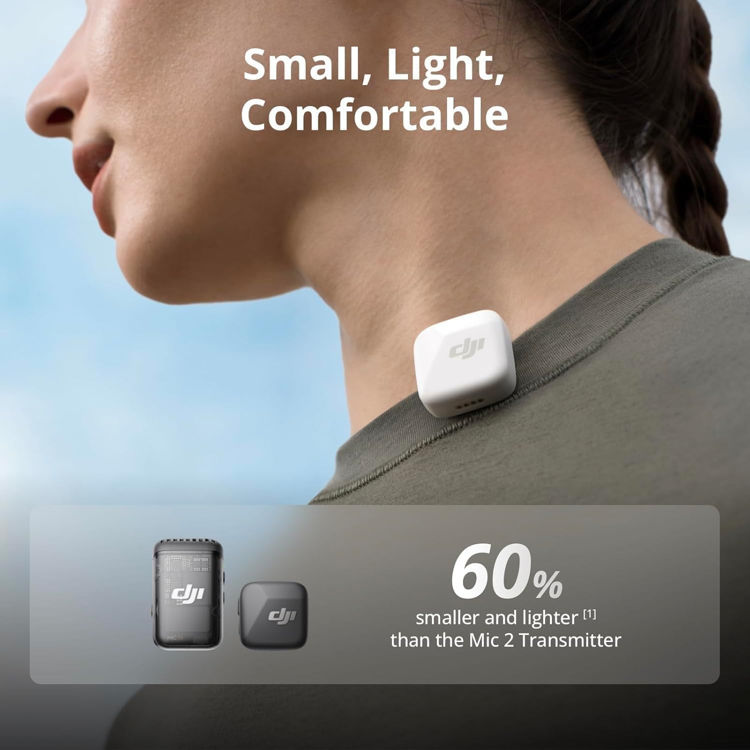 Picture of DJI Mic Mini (2 TX + 1 Mobile RX), Ultralight, Active Noise Cancelling