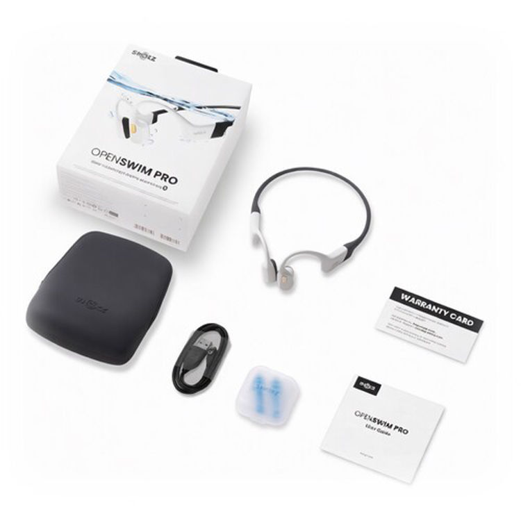 Picture of Shokz OpenSwim Pro Wireless Bluetooth Headphones - White