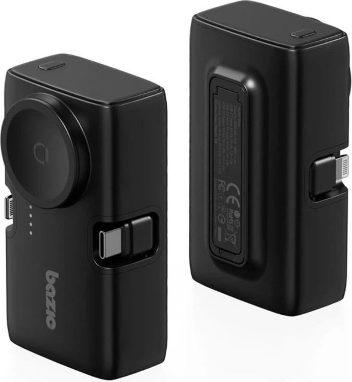 Picture of Bazic 3in1 Koda 5000mAh PD20W PowerBank USB-C/Lightning black