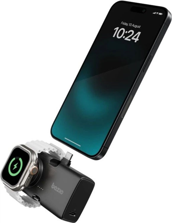 Picture of Bazic 3in1 Koda 5000mAh PD20W PowerBank USB-C/Lightning black