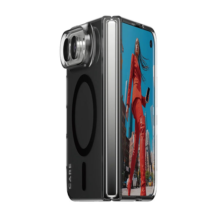 Picture of Panzer Glass CARE Fashion Case SLIM PC case With Magsafe  Smokey Black Apple iPhone Duo