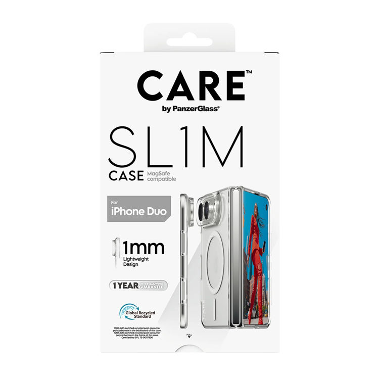 Picture of Panzer Glass CARE Fashion Case  SLIM PC case Transparent With Magsafe Apple iPhone Duo