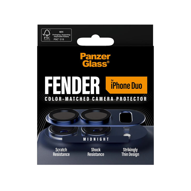 Picture of Panzer Glass Apple iPhone Duo FENDER Camera Protector Midnight