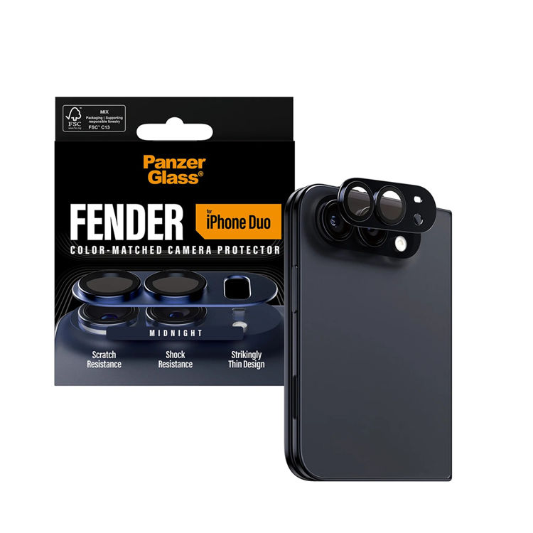 Picture of Panzer Glass Apple iPhone Duo FENDER Camera Protector Midnight