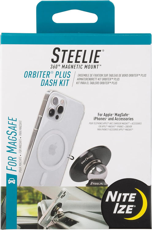 Picture of Nite Ize Steelie Orbiter Plus Dash Mount Kit - Magnetic Cell Phone Holder for Car Dashboard