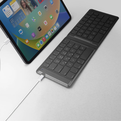 Picture of UNIQ FORIO FOLDABLE BLUETOOTH KEYBOARD - CHALK GREY