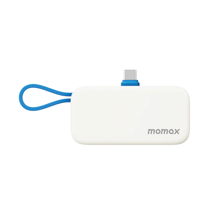 Picture of Momax 1-Power Mini 5000Mah 3In1 Powerbank With USB-C Plug Blue_IP130B