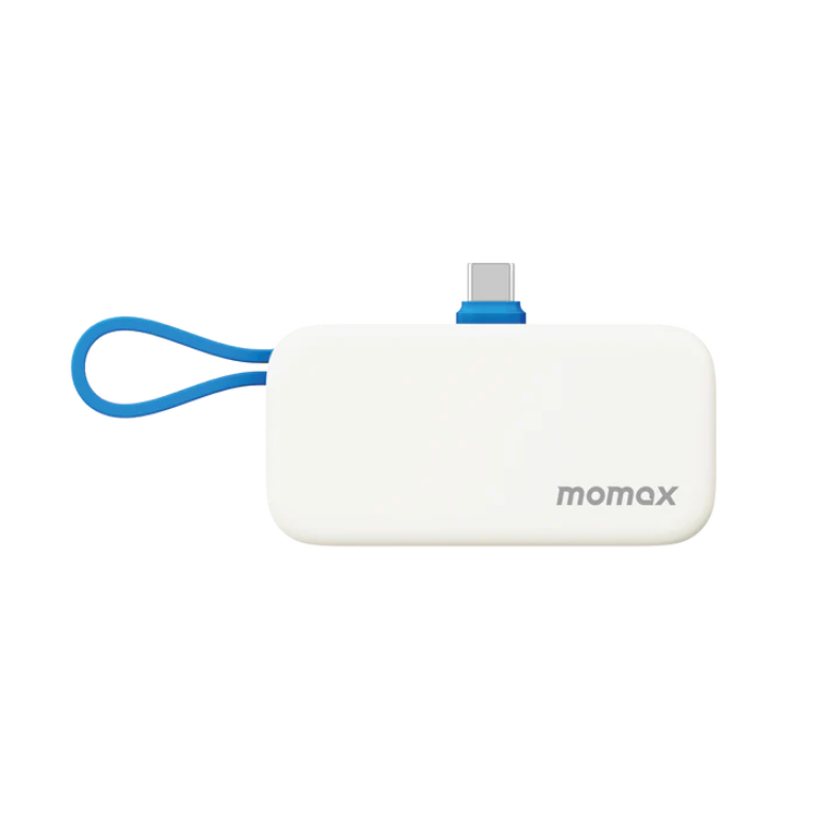 Picture of Momax 1-Power Mini 5000Mah 3In1 Powerbank With USB-C Plug - Blue