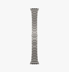 Picture of UNIQ OSTA APPLE WATCH STEEL STRAP WITH SELF-ADJUSTABLE LINKS 49/45/44/42MM - TITANIUM (SILVER)