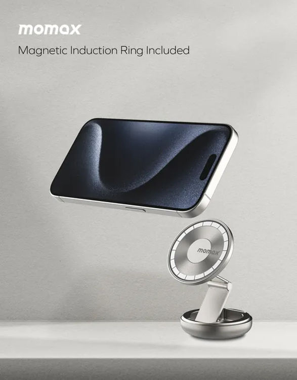 Picture of Momax Pac Mount Multi-use Magnetic Mount -Titanium