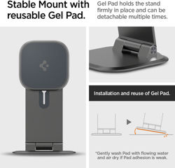 Picture of Spigen OneTap Easel Magnet Tablet Stand Space Gray