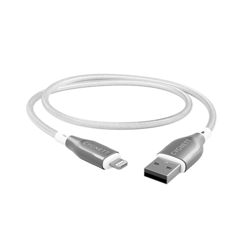 Picture of Cygnett Armoured Lightning to USB-A Cable 1M – White