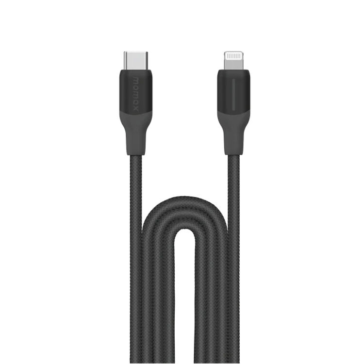 Picture of Momax  1-Link Flow LC+ | USB-C to Lightning Braided Cable 30W (2m)