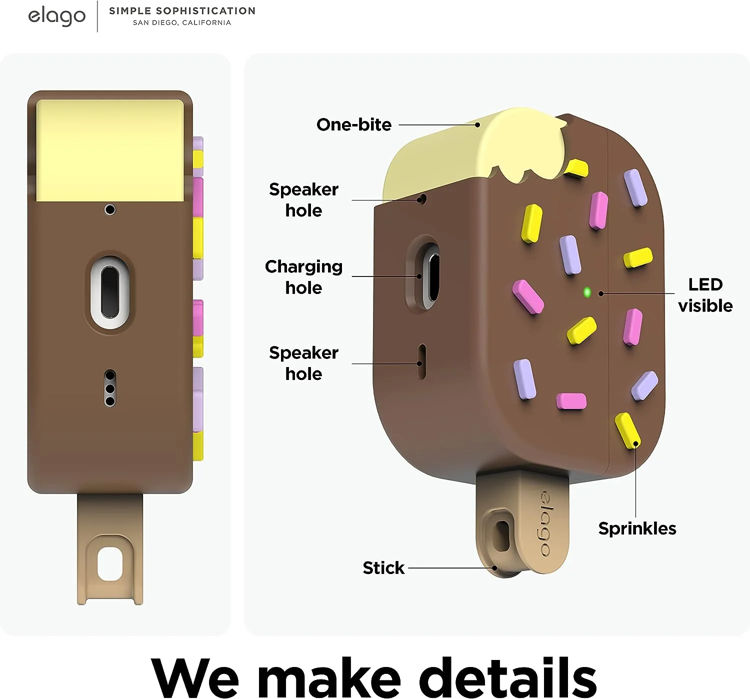 Picture of Elago Ice Cream Case AirPods Pro - Chocolate