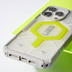 Picture of UAG IPhone16 Pro Pathfinder Clear Magsafe Active Neon