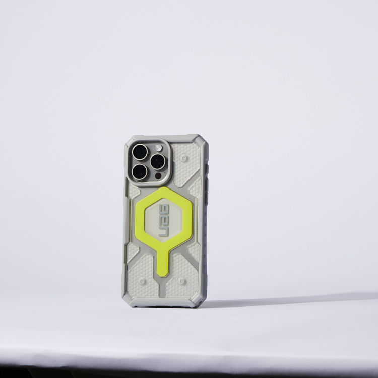 Picture of UAG IPhone16 Pro Pathfinder Clear Magsafe Active Neon