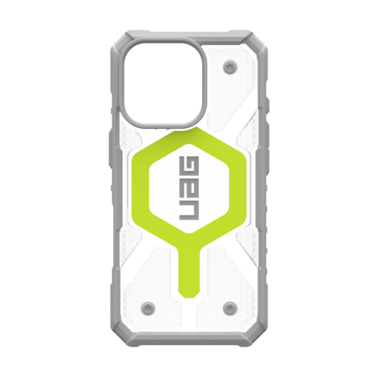 Picture of UAG IPhone16 Pro Pathfinder Clear Magsafe Active Neon