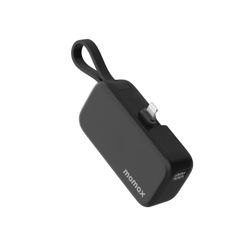 Picture of Momax 1-Power Mini 5000Mah 3In1 Powerbank With Lightning Plug - Black