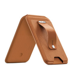 Picture of ESR Geo Wallet Stand (HaloLock) with Built-in Find My -  Brown