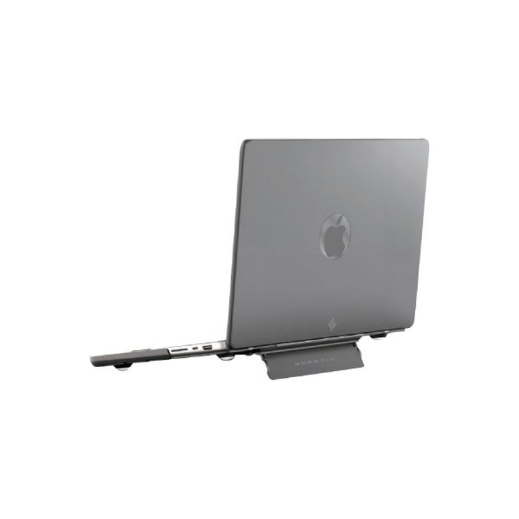 Picture of  Smartix Premium Matte Transparent Shell For Macbook Air 14? Black 