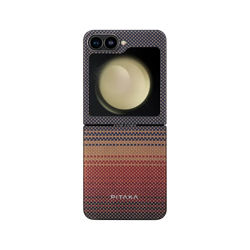 Picture of Pitaka MagEZ Case 5 for Galaxy Z Flip6 Sunset