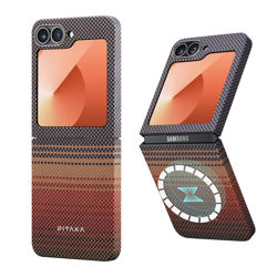 Picture of Pitaka MagEZ Case 5 for Galaxy Z Flip6 Sunset