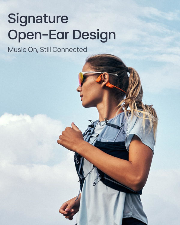 Picture of Shokz Open Run Pro 2 Bluetooth Wireless Headphones - Orange