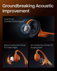 Picture of Shokz Open Run Pro 2 Bluetooth Wireless Headphones - Orange