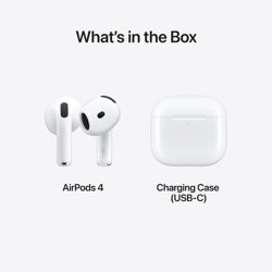 Picture of Apple AirPods 4 True Wireless Bluetooth Earbuds 