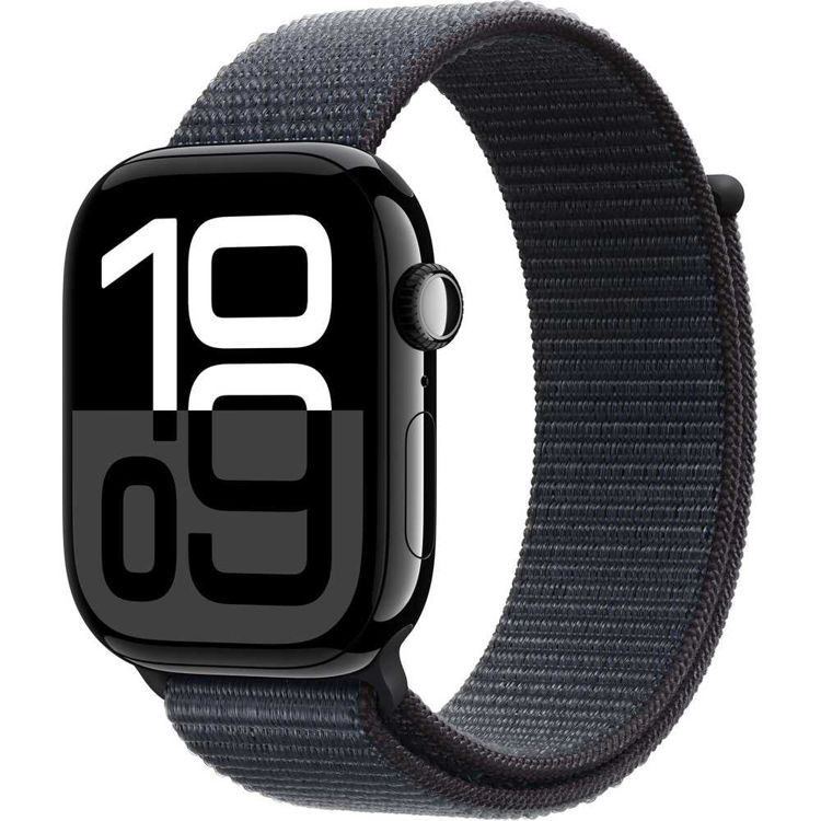 Picture of APPLE WATCH SERIES 10 46MM JET BLACK - Sport Loop