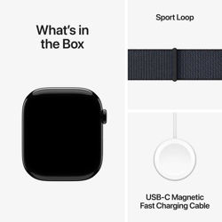 Picture of APPLE WATCH SERIES 10 46MM JET BLACK - Sport Loop