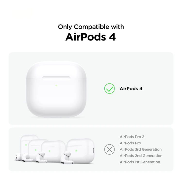 Picture of Elago AirPods 4 Clear Hang case - Transparent