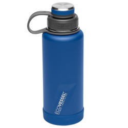 Picture of Ecovessel BOULDER - TriMax Insulated Water Bottle w- Strainer 32oz - 946ml Navy Nightfall