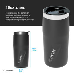 Picture of Ecovessel The Metro - 16 oz Tumbler with Sliding Lid 473ml Coastal Mist