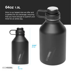 Picture of Eco Vessel Boss - 64 oz Growler with Screw Top & Infuser 