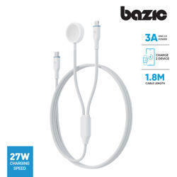 Picture of Bazic Gocharge Deuce Cable USB-C To Lightning With Watch Charger 1.8M