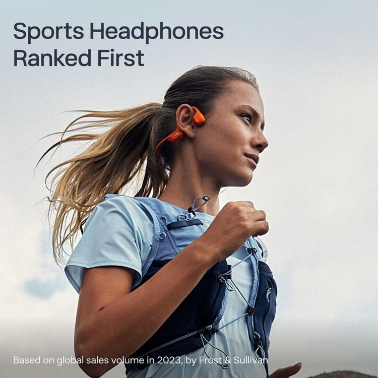 Picture of Shokz Open Run Pro 2 Bluetooth Wireless Headphones - Orange