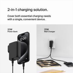 Picture of BoostCharge Hybrid Wall Charger 25W + Power Bank 5K + Travel Adapter Kit