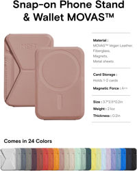 Picture of MOFT SNAP PHONE STAND & WALLET - Nude