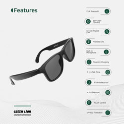 Picture of Green Lion Sydney Smart Glasses Black