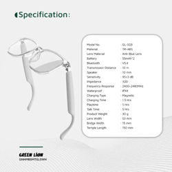 Picture of Green Lion Hamburg Smart Glasses White 