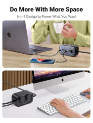Picture of Ugreen 60168 DigiNest Pro 6-in 1 100W GaN Desktop Charger