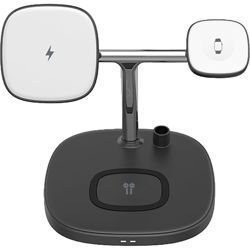 Picture of WiWU Wi-W032 Magnetic Cableless 4 in 1 Charger - Black