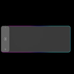 Picture of Porodo Gaming RGB Gaming Mouse Pad With 15W Fast Wireless Charger
