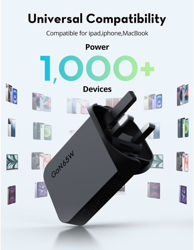 Picture of RAVPower PC1079 Foldable Plug Wall Charger Gan 65W 2C Black