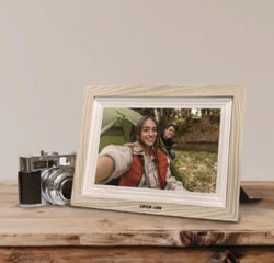 Picture of Green Lion Digital Picture Frame Touch Screen Display 10.1 Inch - Wooden