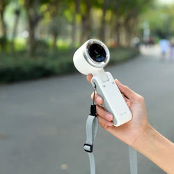 Picture of Porodo LifeStyle 3in1 Multi Functional 180° Foldable Handheld Turbo Fan - White
