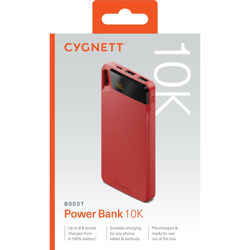Picture of Cygnett Boost 4 10,000 mAh Powerbank Red